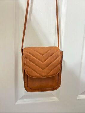 Leather Quilted Crossbody Bag